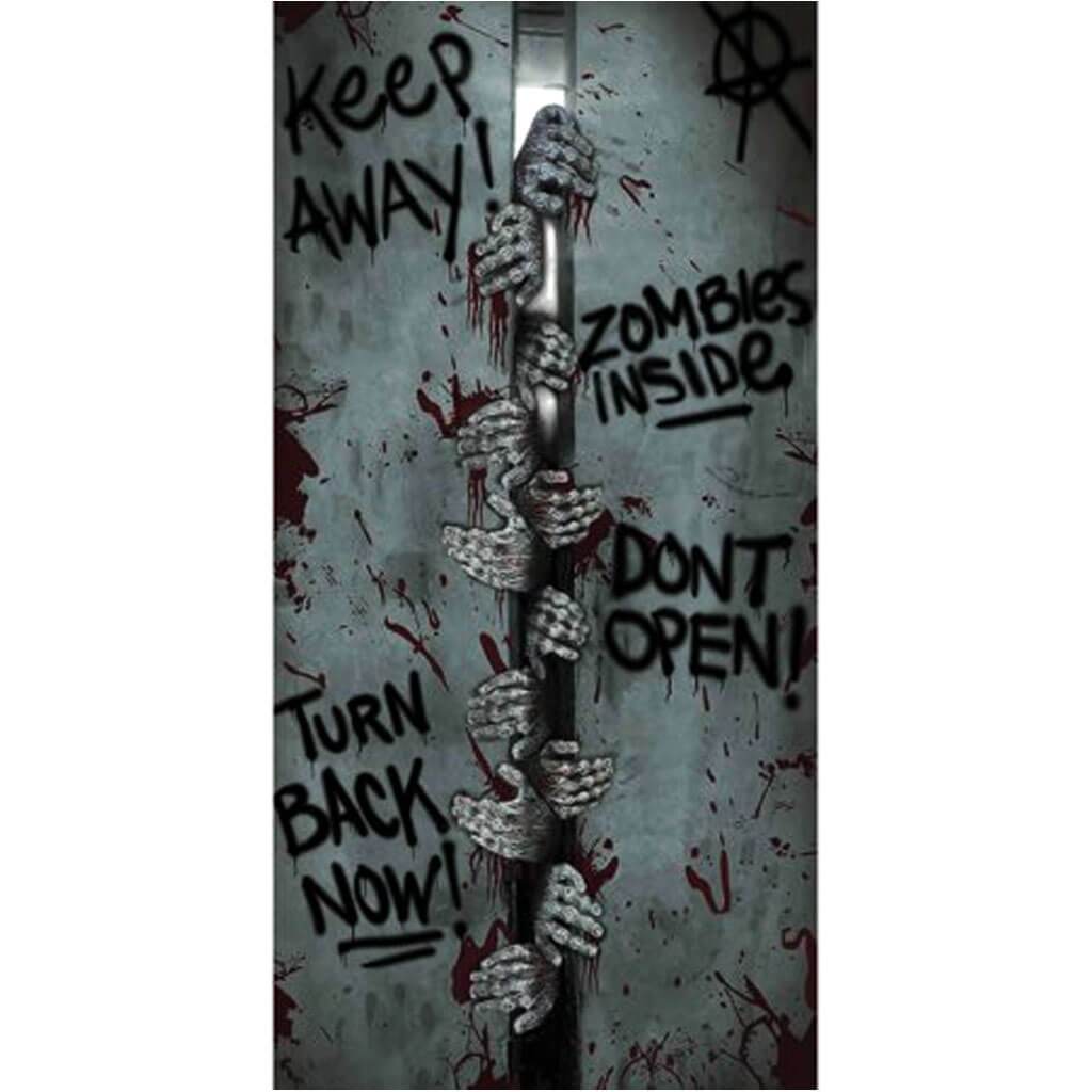 Door Cover Zombie Inside