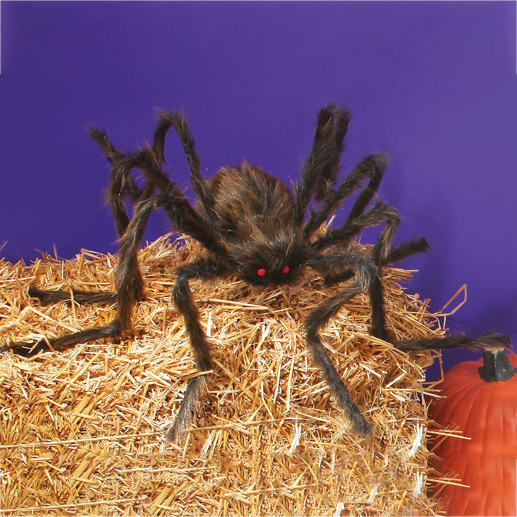 Jumbo Posable Spider Brown 50in