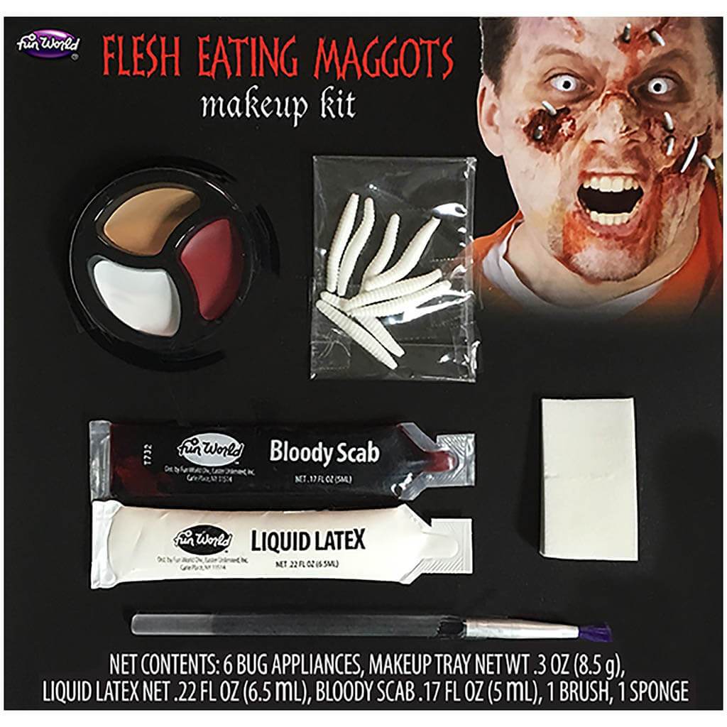 Flesh Eating Maggots Makeup Kit