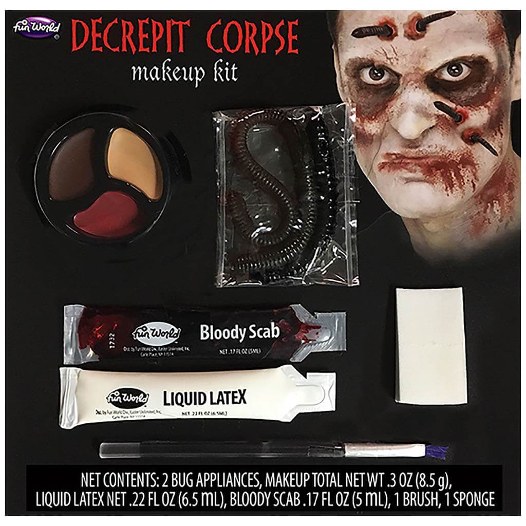 Decrepit Corpse Worms Makeup Kit