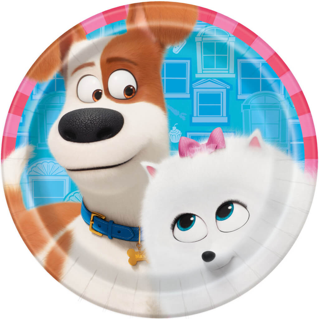 Secret Life of Pets 2 Dinner Plates 8ct, 9in