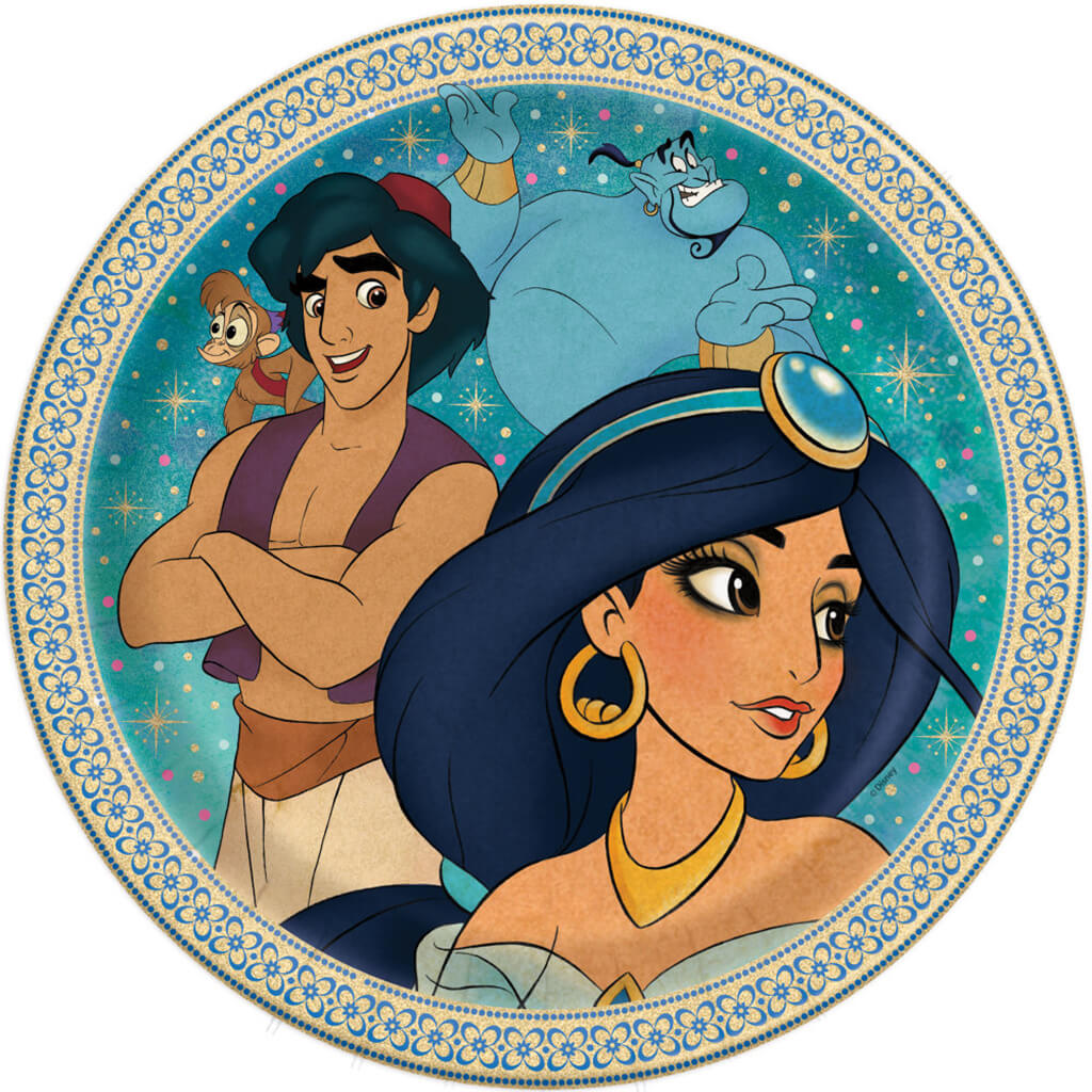 Aladdin Round Dinner Plates 9in 8ct