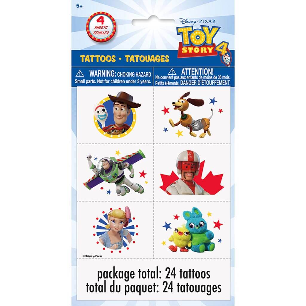 Toy Story 4 Tattoo, 24ct