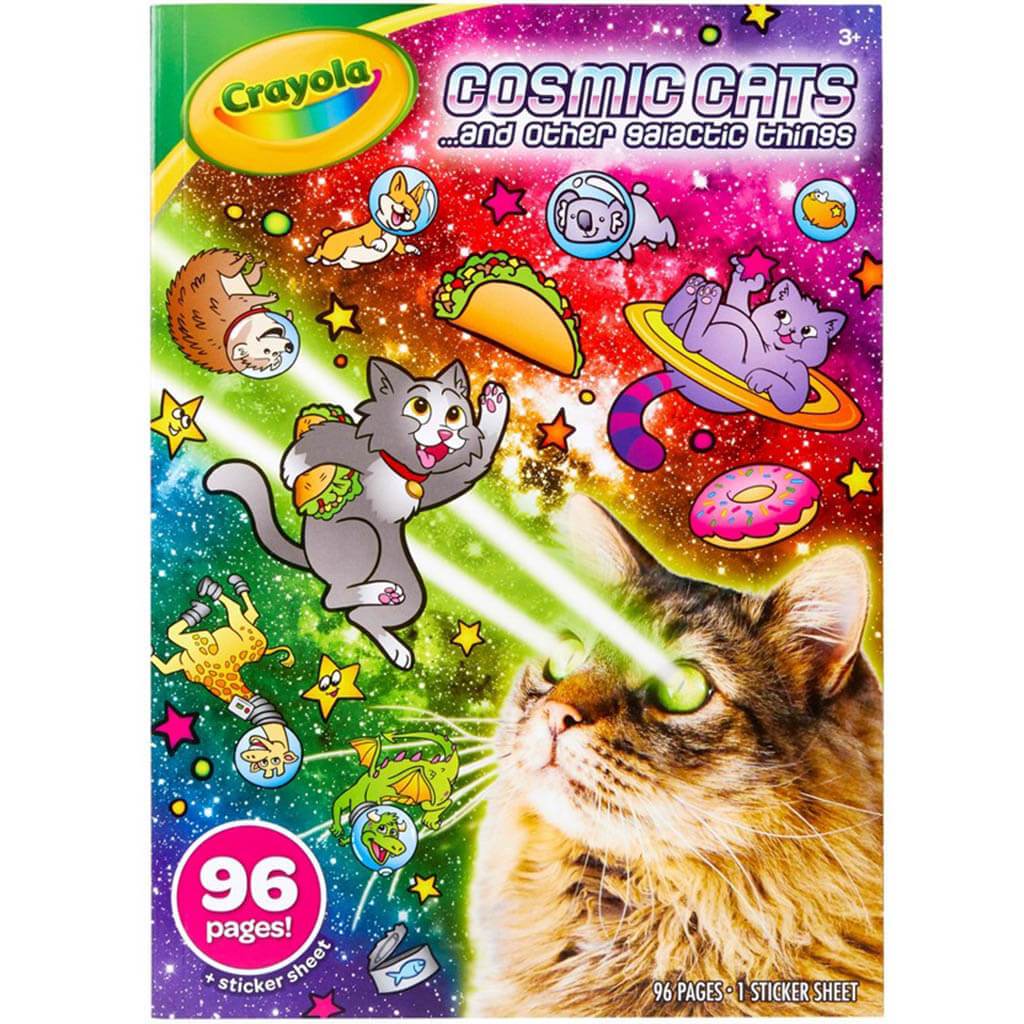 Coloring Book Cosmic Cats
