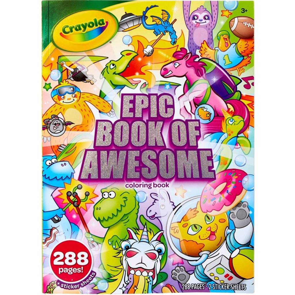 Coloring Book Epic Book of Awesome