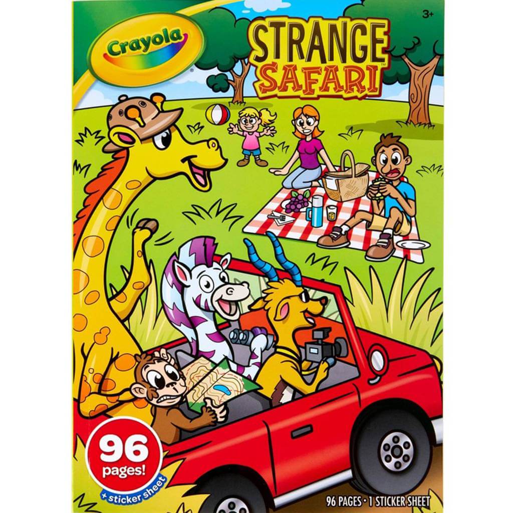 Coloring Book Strange Safari