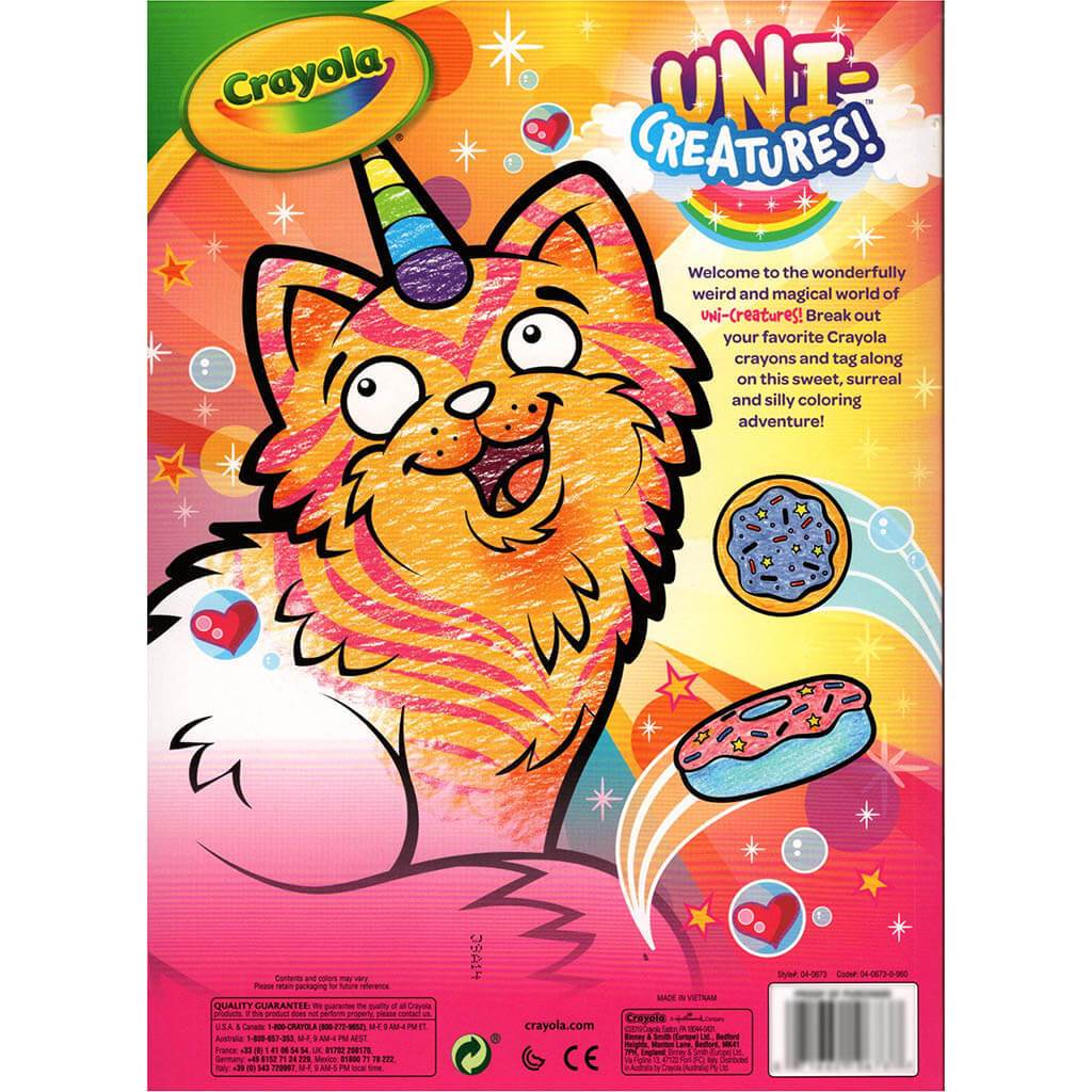 Uni Creatures Coloring Book