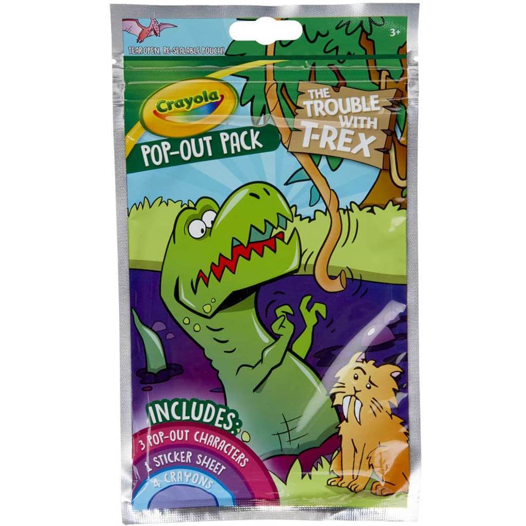 T-Rex Dinosaur Pop-Out Pack