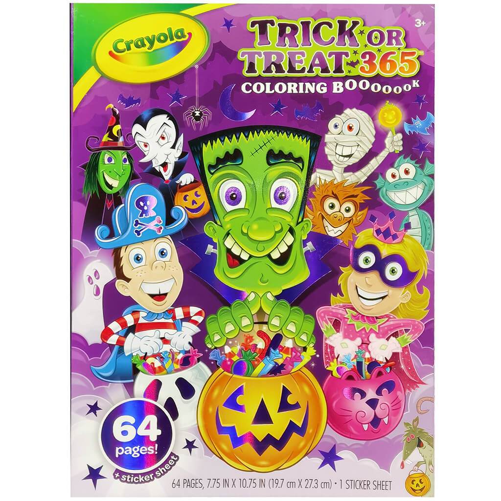 Crayola Coloring Book Trick Or Treat