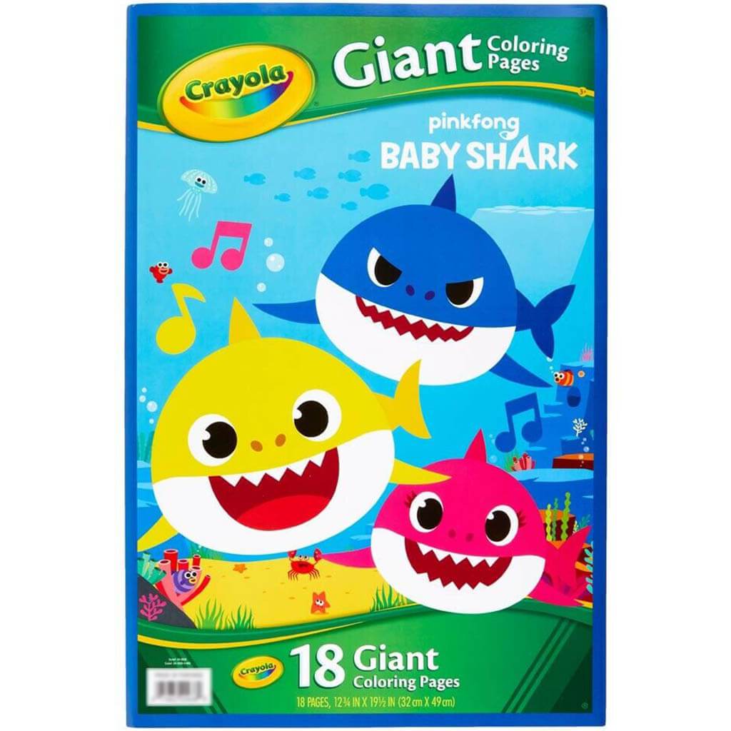 Baby Shark Giant Coloring Pages