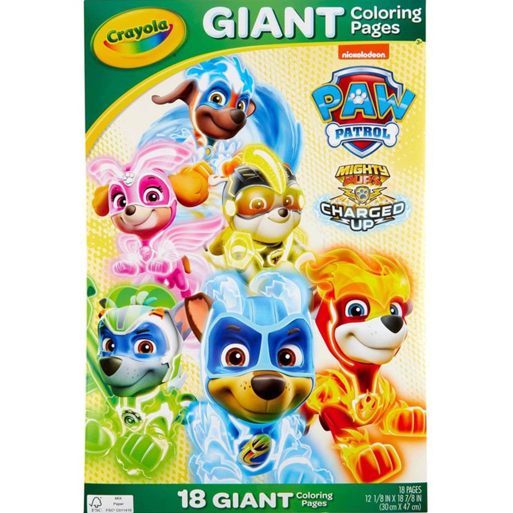 Giant Coloring Paw Patrol