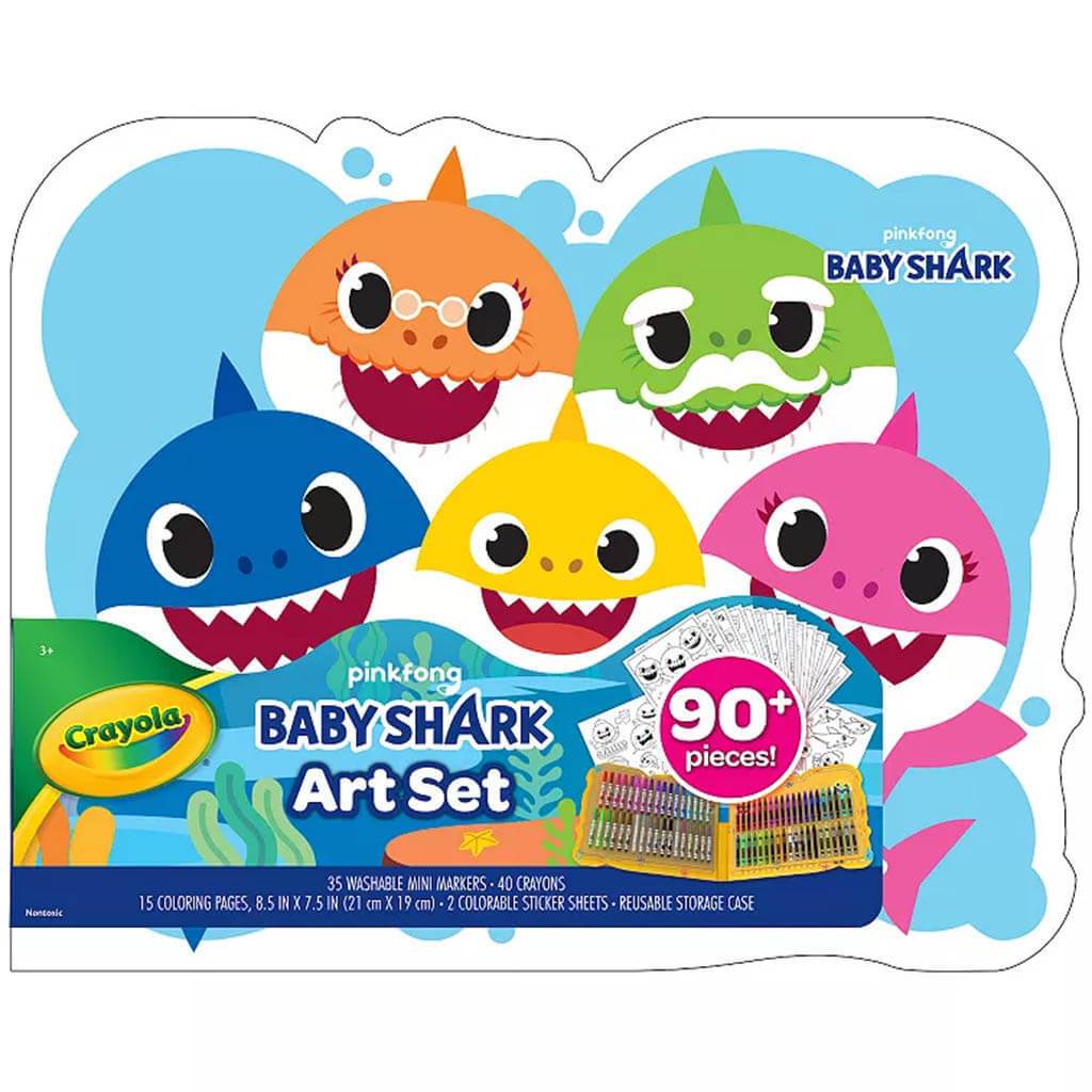 Crayola Baby Shark Art Set