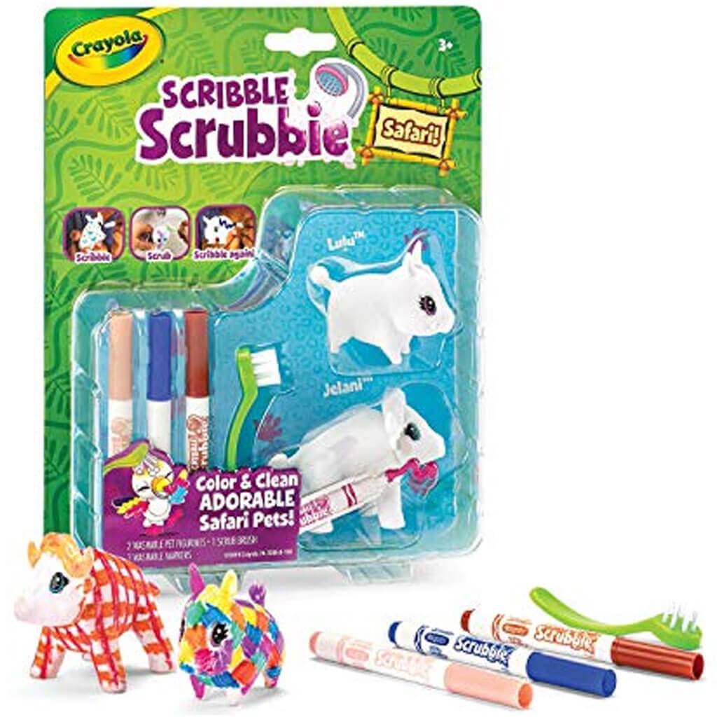 Scribble Scrubbie Safari Animals