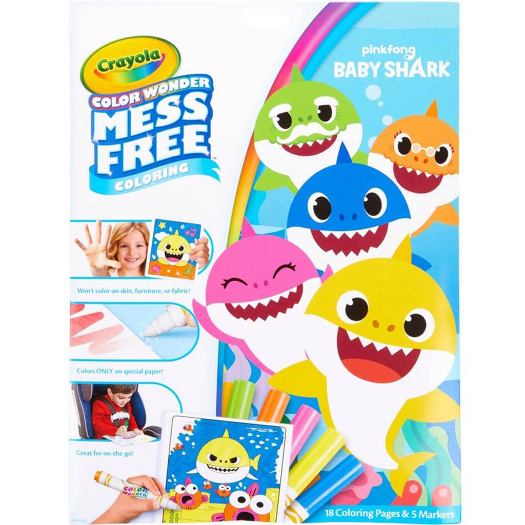 Color Wonder Coloring Pad &amp; Markers Baby Shark