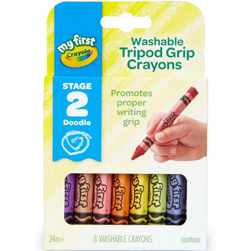 My First Washable Tripod-Grip Crayons