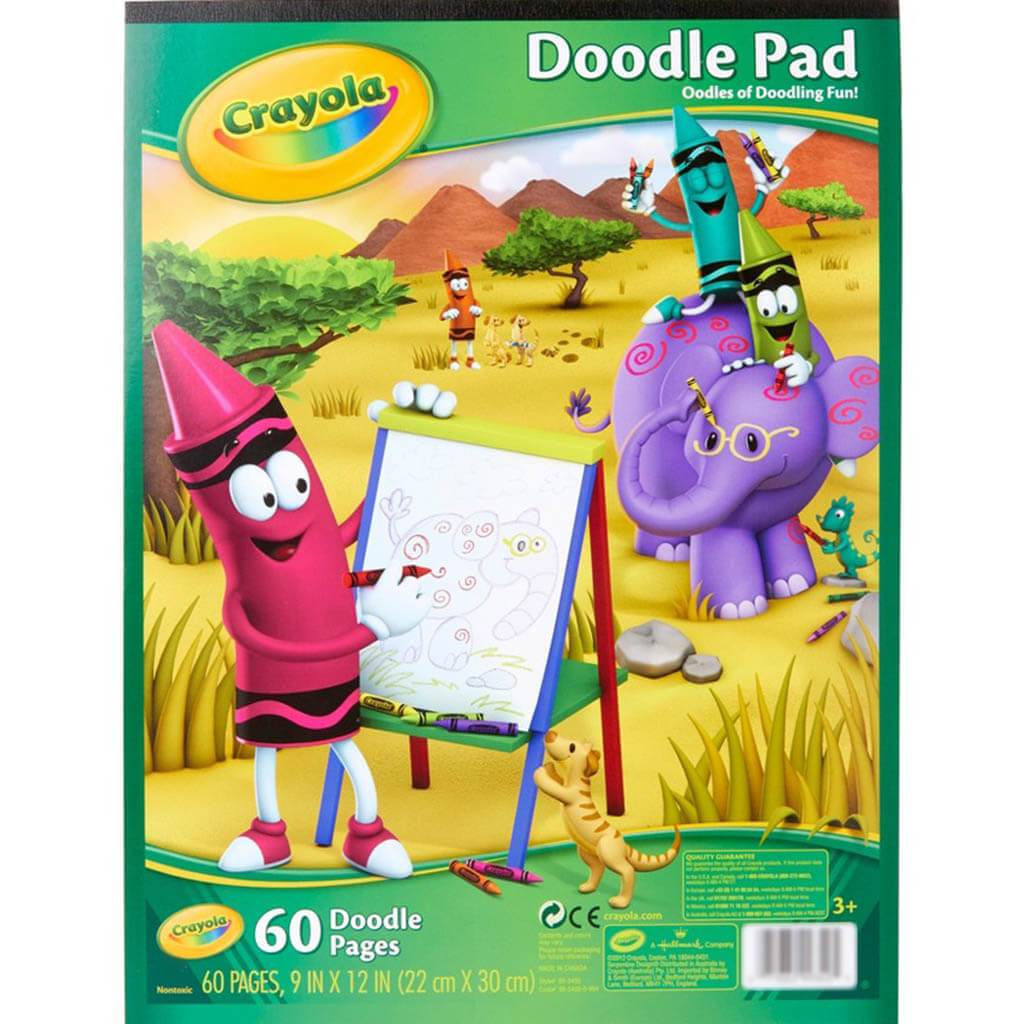 Crayola Kid's Sketchbook, 40 Pages, Pack of 12