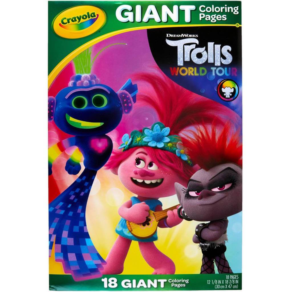 Giant Coloring Pages Trolls 2