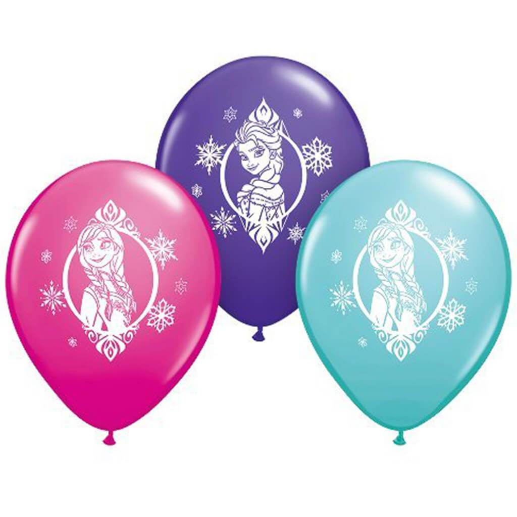 Frozen Latex Balloon Assorted 6ct, 12in