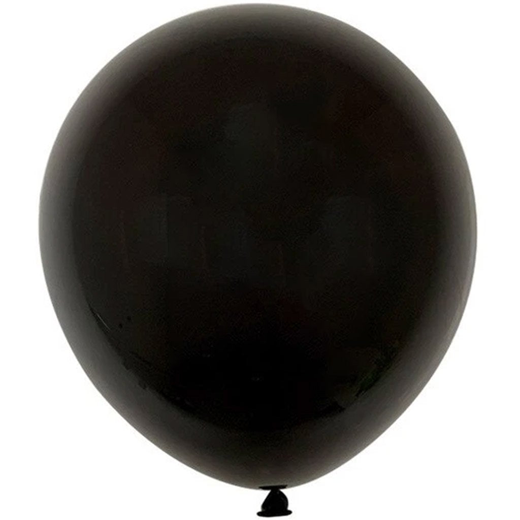 Latex Balloon Black 3ct, 17in