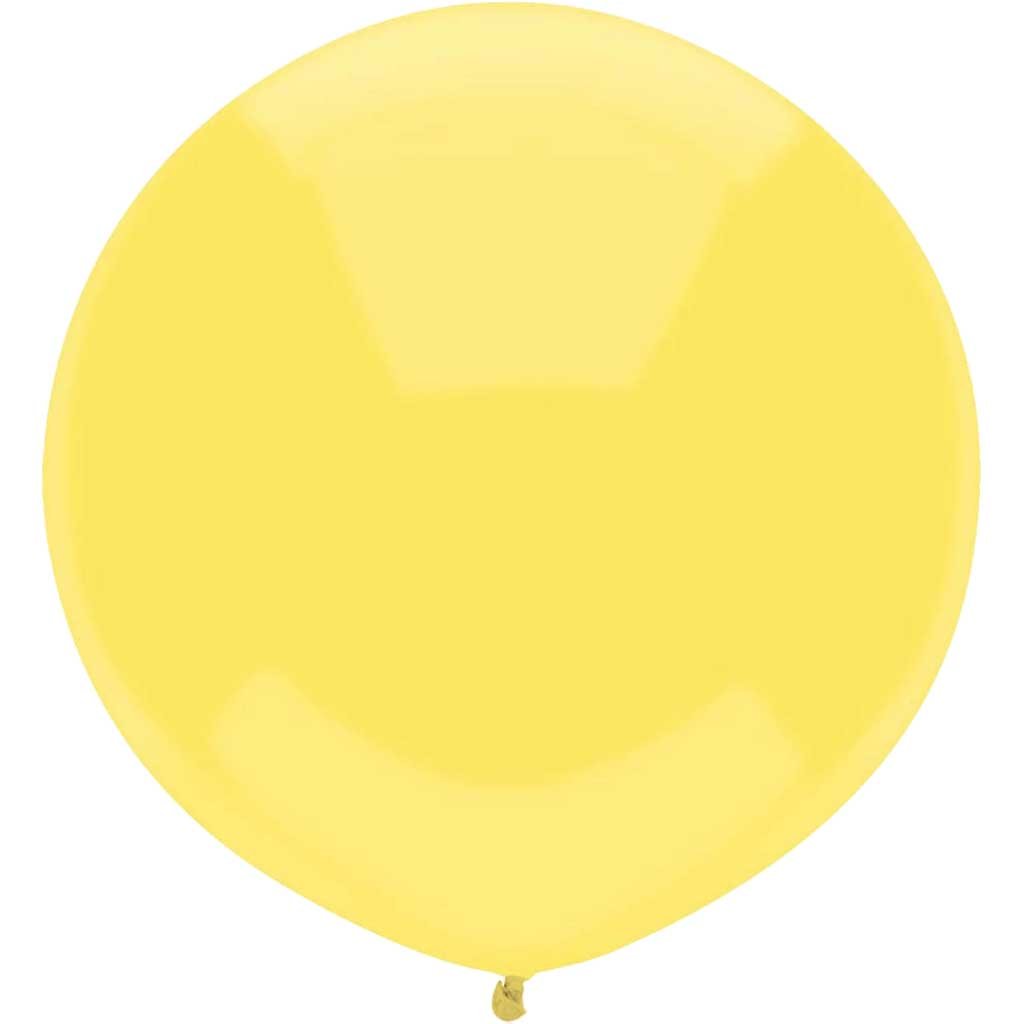 Latex Balloon Sun Yellow 3ct, 17in