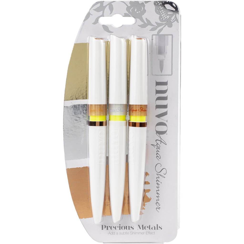 Nuvo Aqua Shimmer Pens 3/pkg