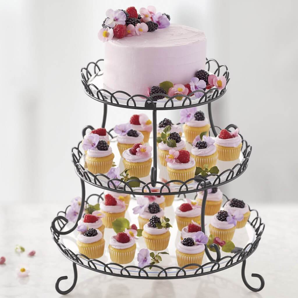 3-Tier Customizable Treat Stand 13in