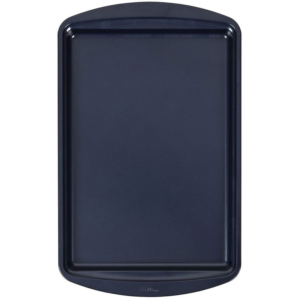 Non-Stick 15.2in x 10.2in Medium Baking Sheet Navy Blue