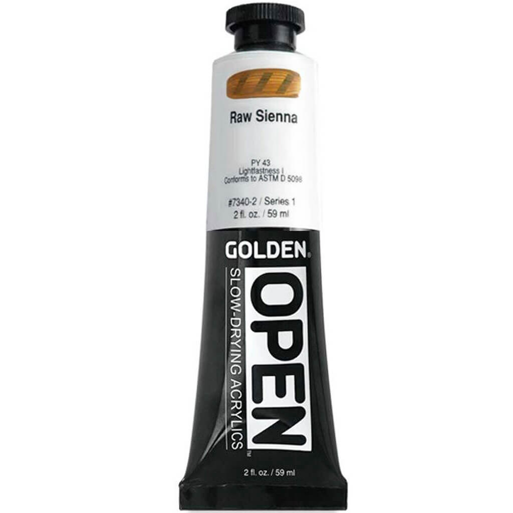 Golden Open Acrylic 2oz Raw Sienna