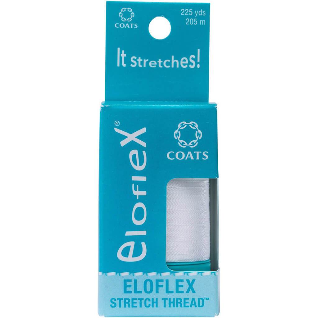 Eloflex Stretch Thread 225yd Box White