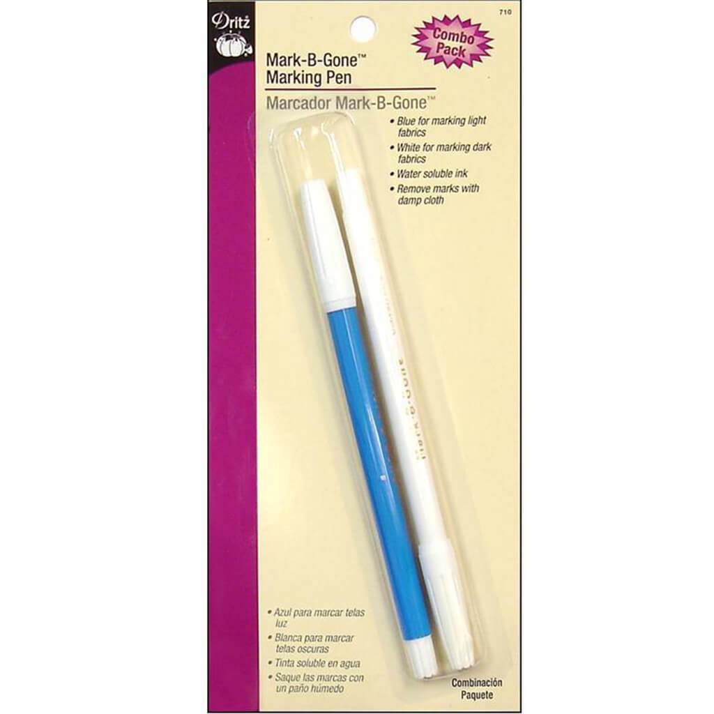 Mark-B-Gone Marking Pen 2 pc. Blue and White