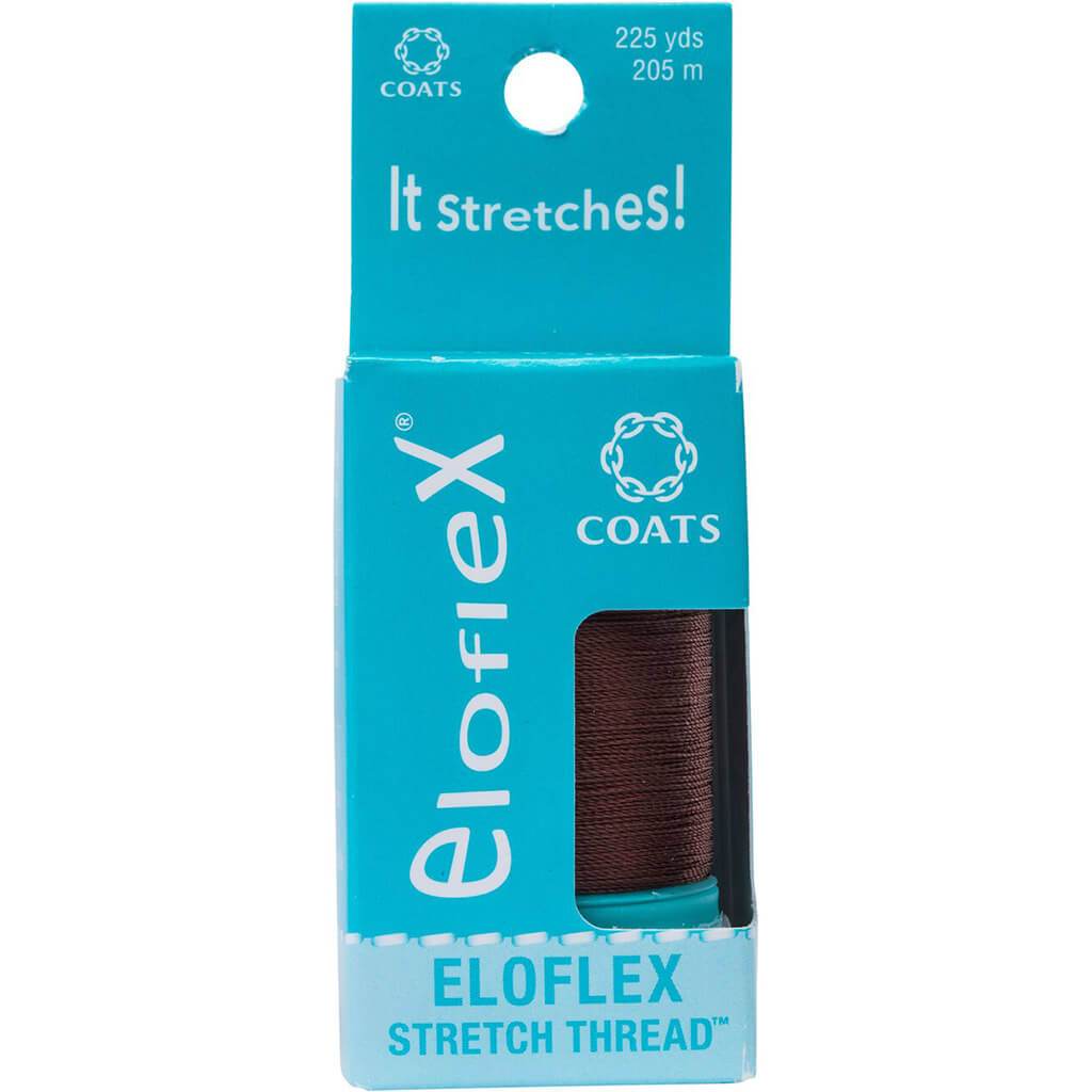 Eloflex Stretch Thread 225yd Box Dark Brown