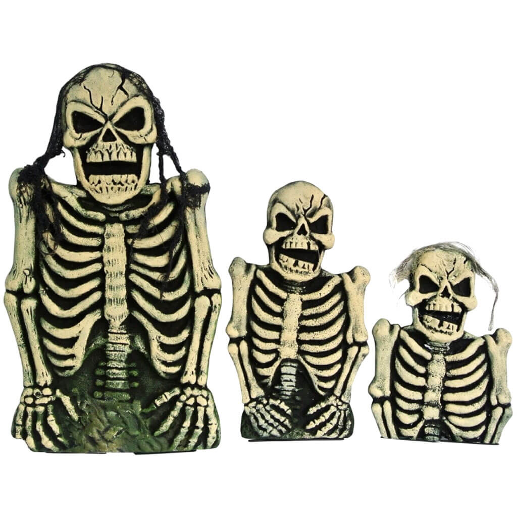 Skeleton Tombstone Set