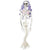 Hanging Skeleton Mermaid 16in