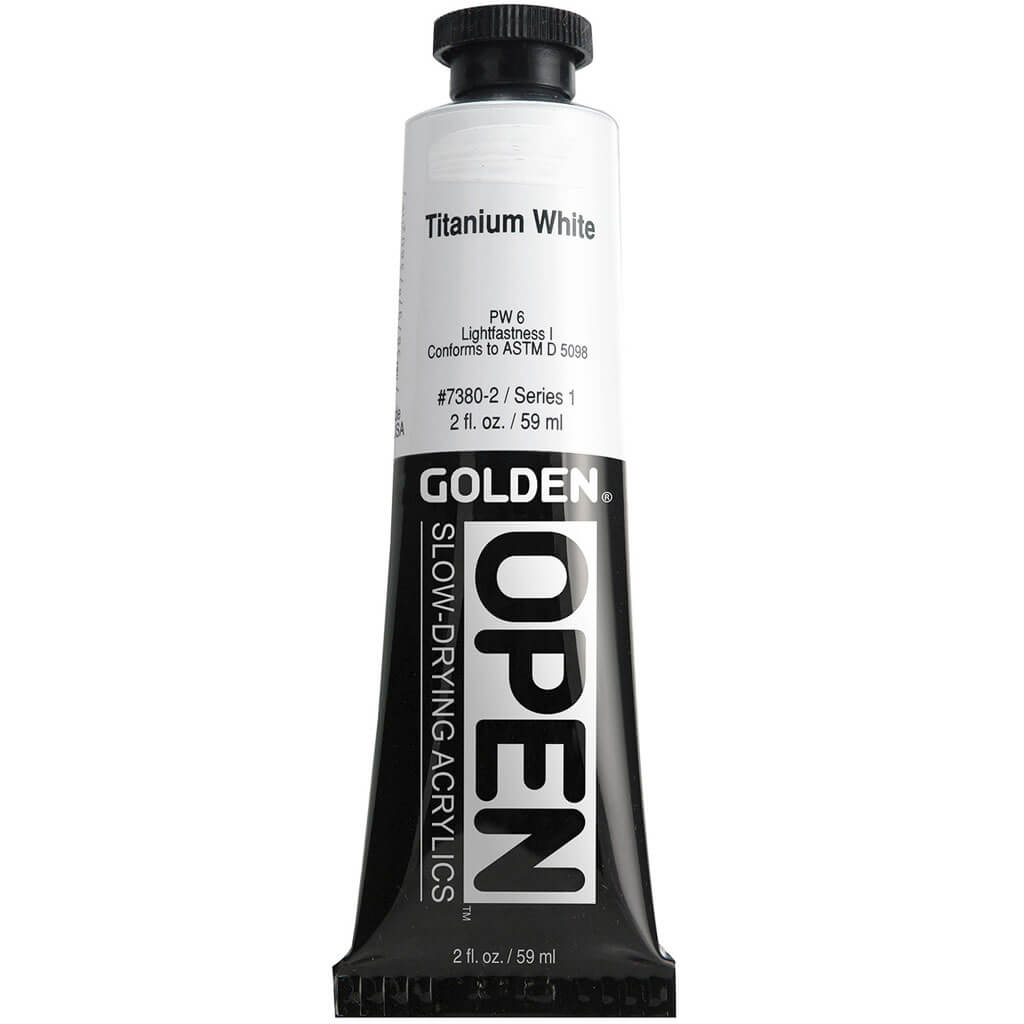 Golden Open Acrylic 2oz Titanium White