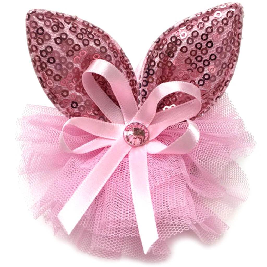 Sparkle Bunny Ear Clip