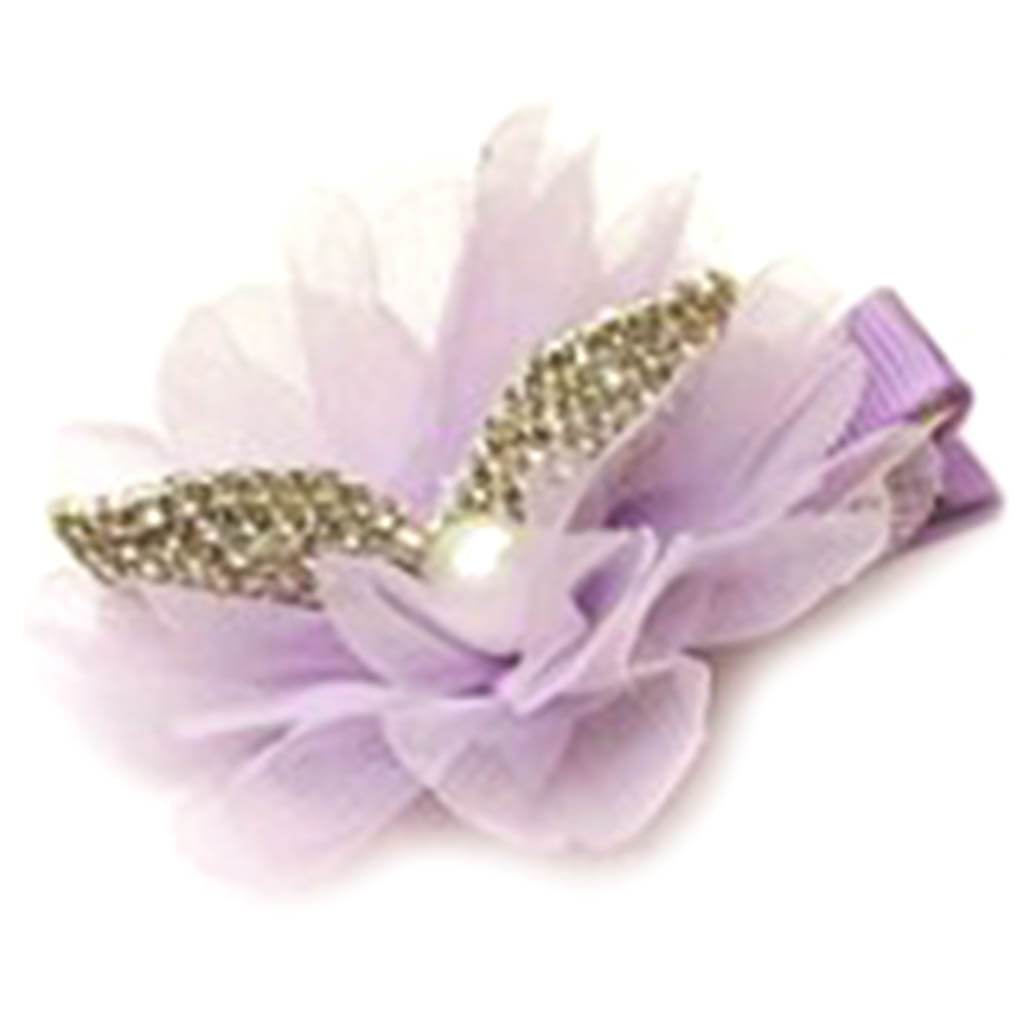 Baby Crystal Mermaid Tail or Bunny Ear Clip