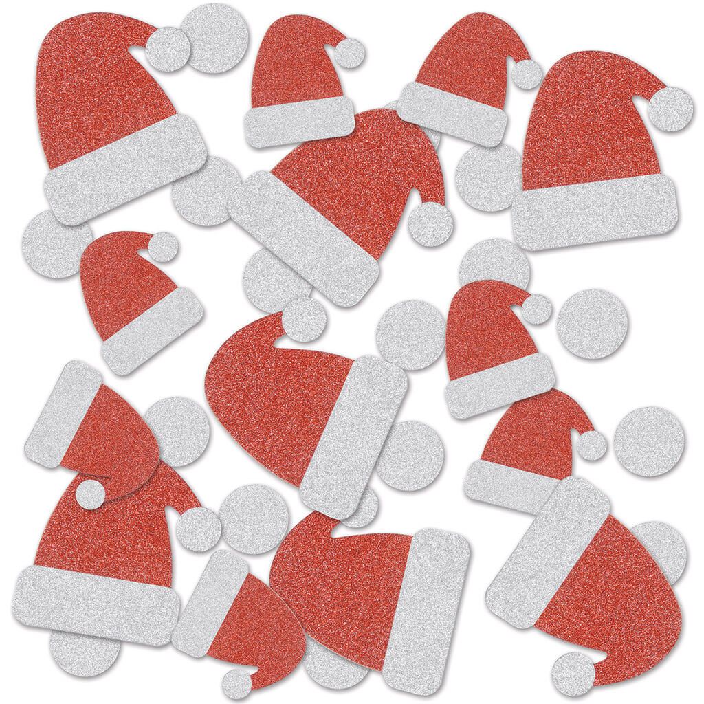 Santa Hat Deluxe Sparkle Confetti