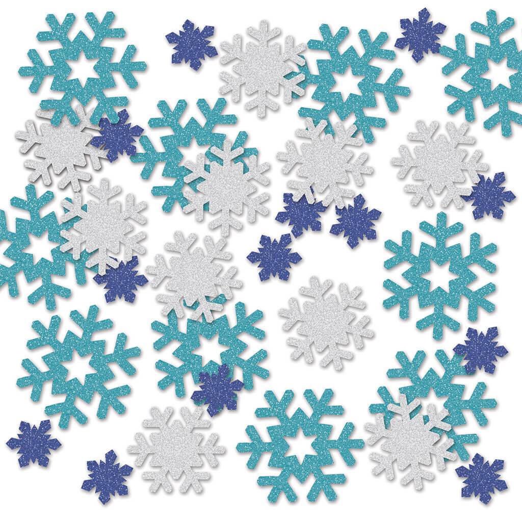 Snowflake Deluxe Sparkle Confetti