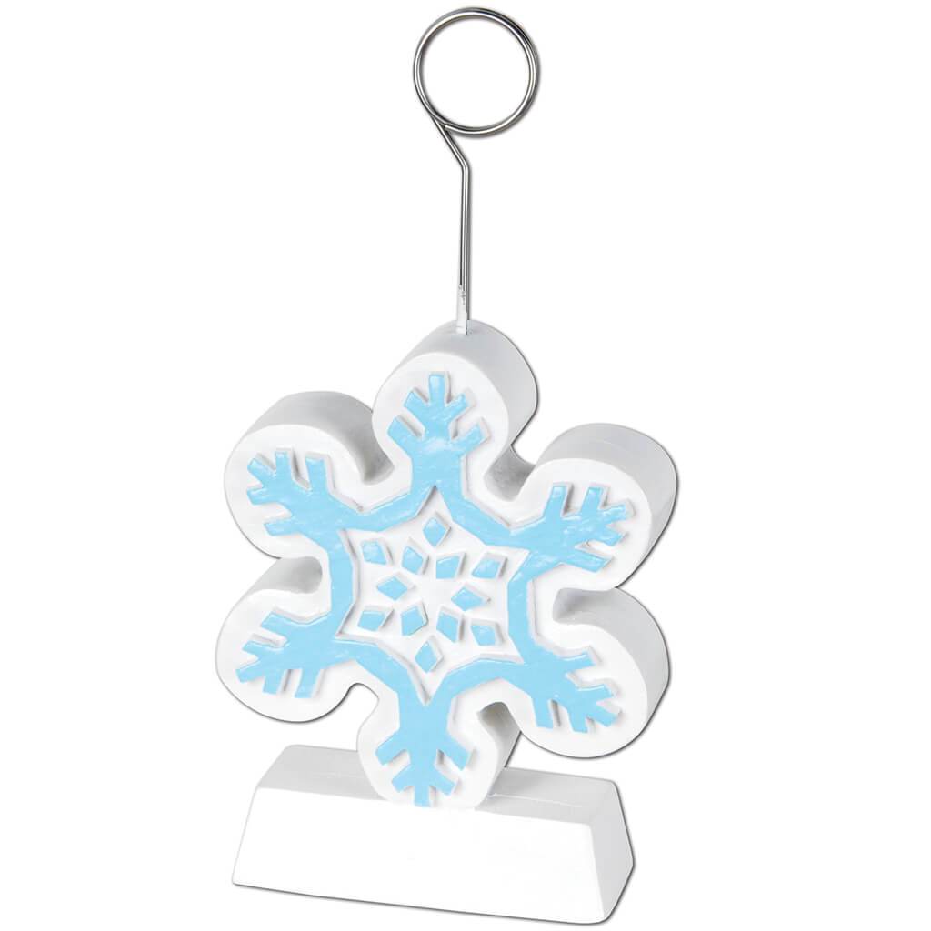 Snowflake Photo/Balloon Holder