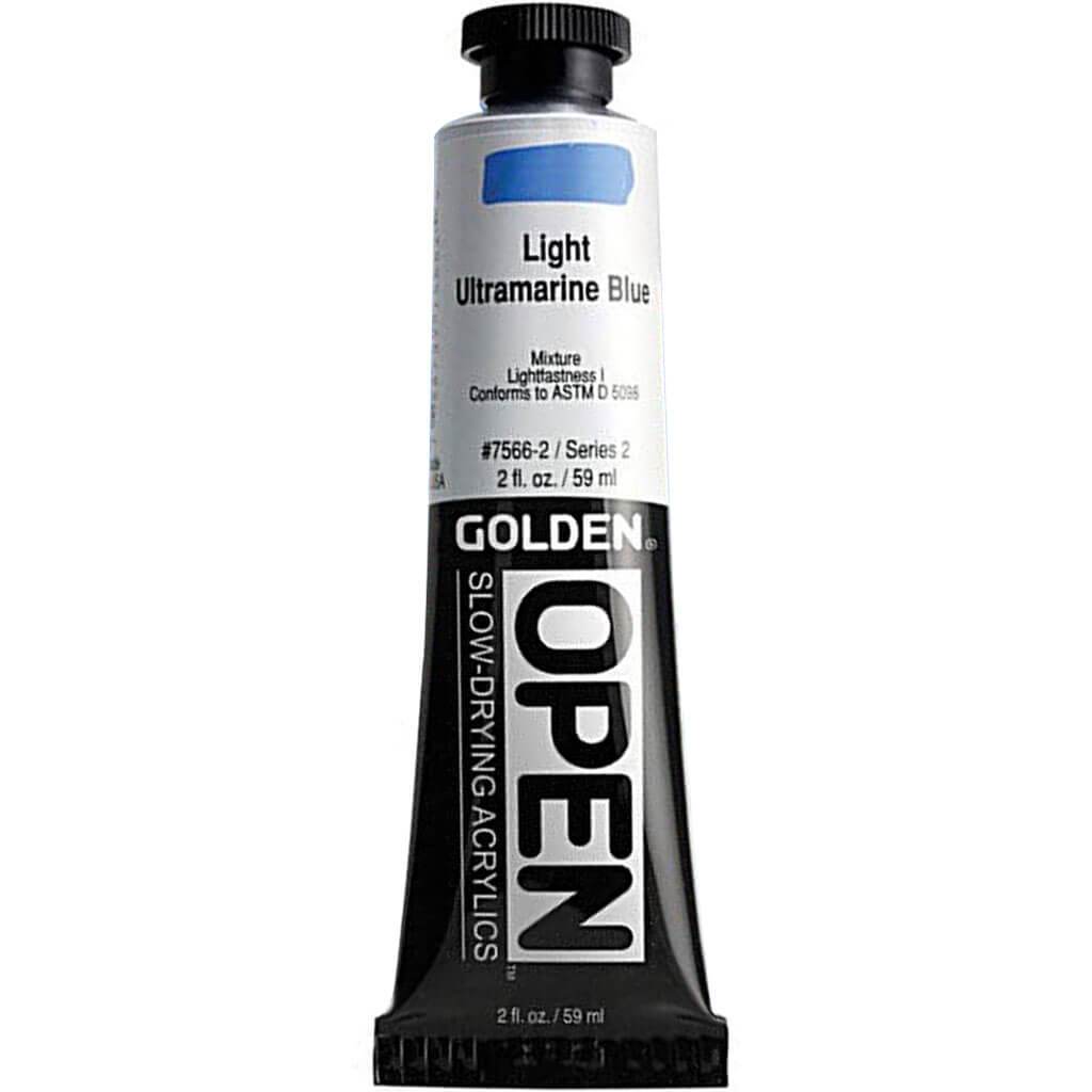 Golden Open Acrylic 2oz Series 2 Light Ultramarine Blue