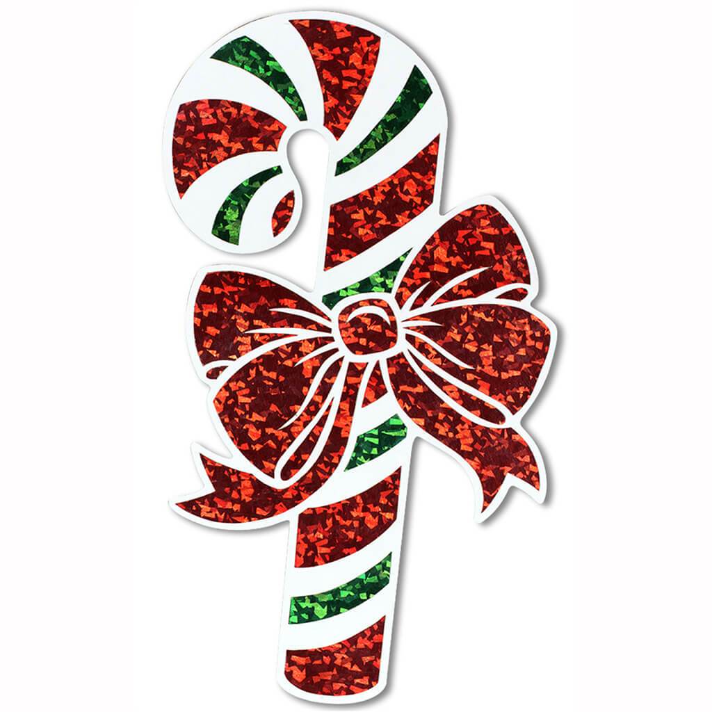 Prismatic Candy Cane Cutout