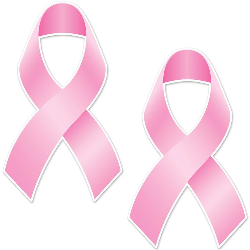 Jumbo Pink Ribbon Cutouts