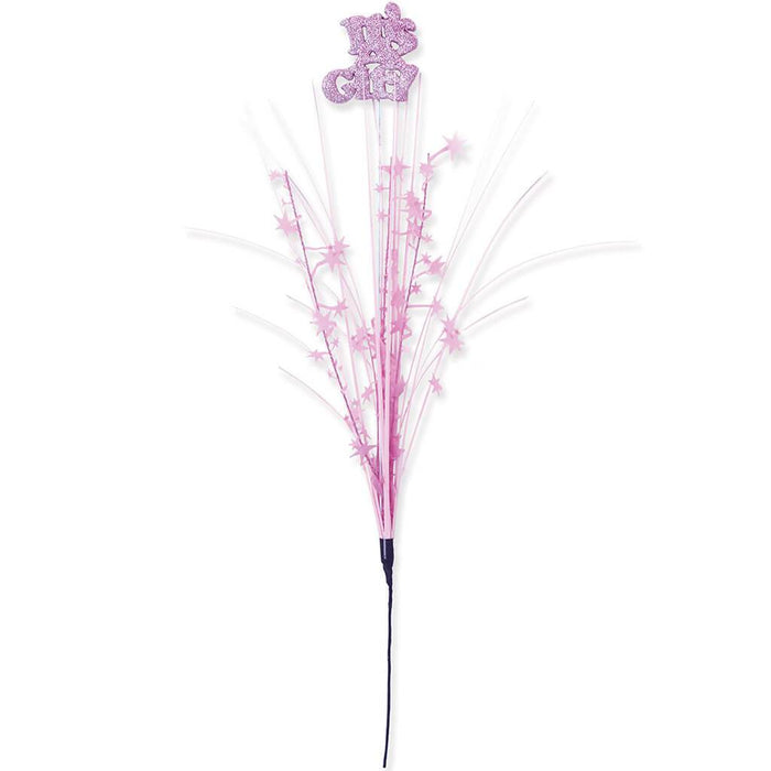It's a Girl Metallic Star Spray Glittered