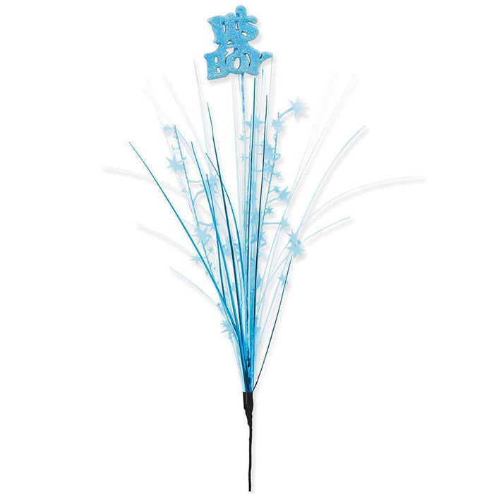 It's a Boy Metallic Star Spray Glittered