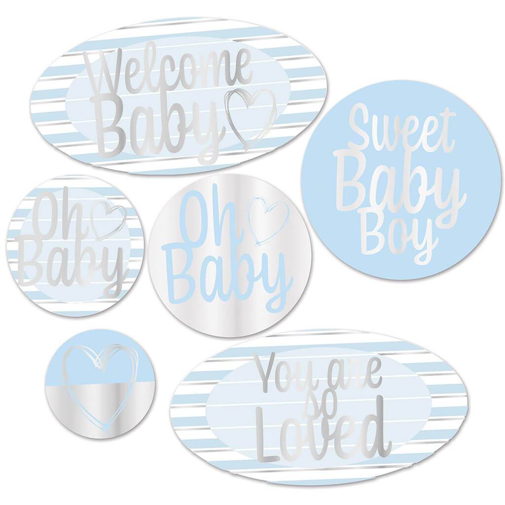 Welcome Baby Foil Cutouts