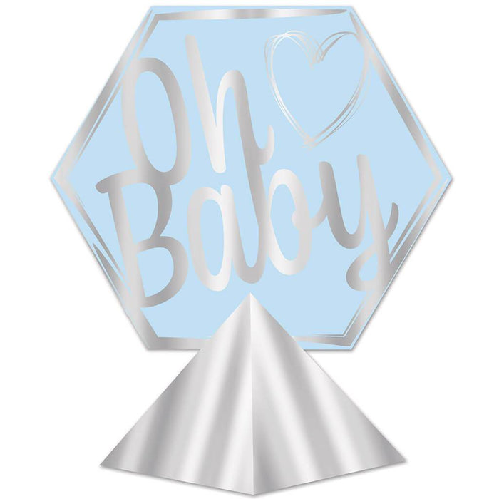 Oh Baby Boy 3-D Foil Centerpiece