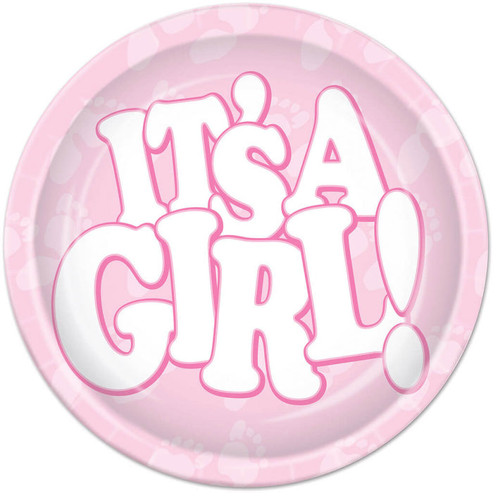 It's a Girl! Plates