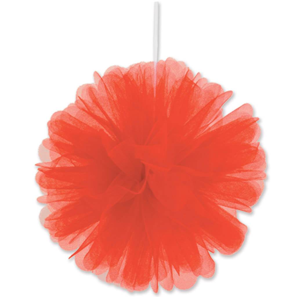 Red Tulle Balls