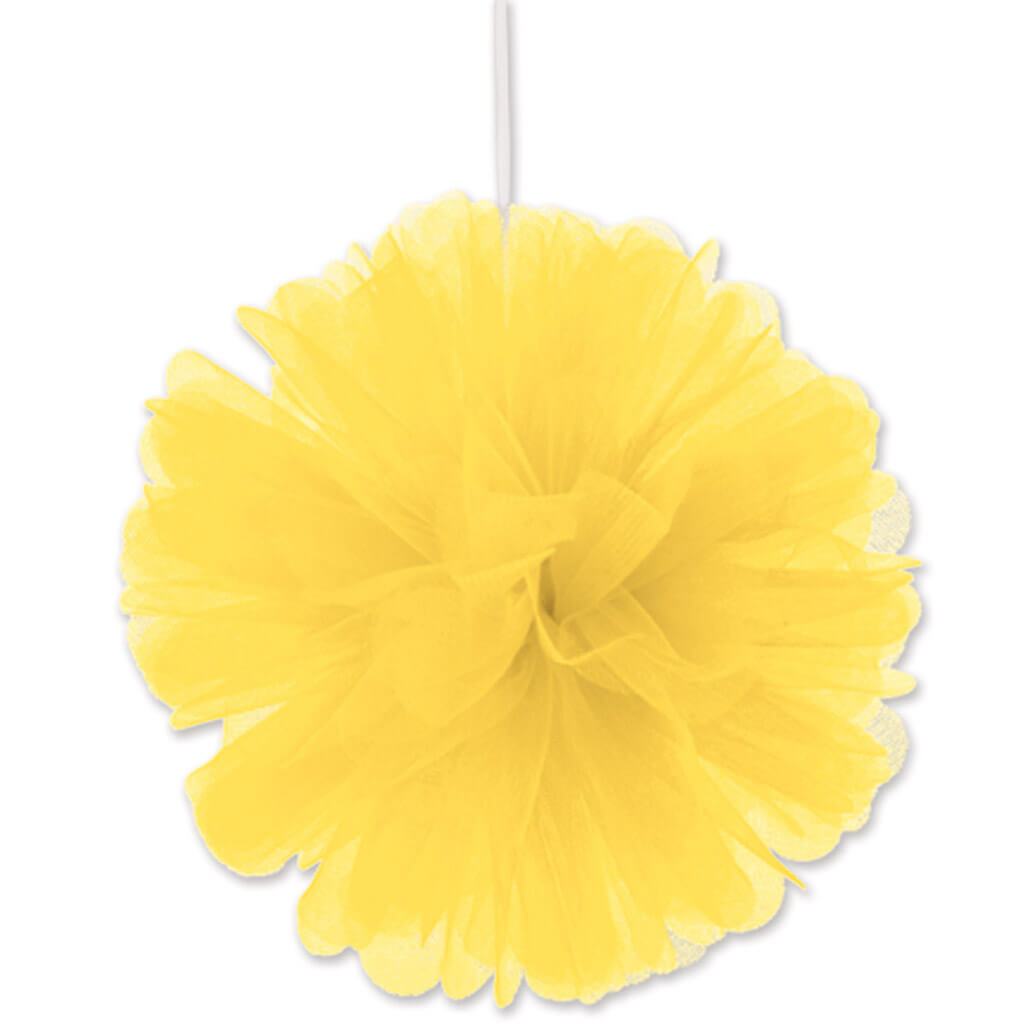 Yellow Tulle Balls