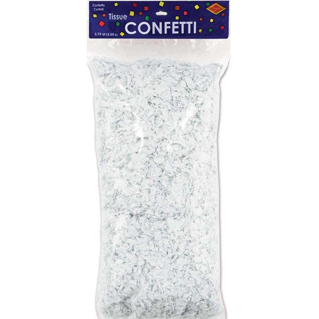 White Tissue Confetti